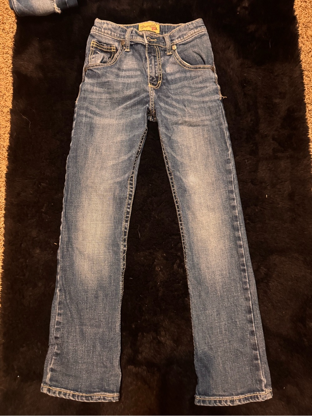 Wrangler Kids Medium Wash Straight Jeans